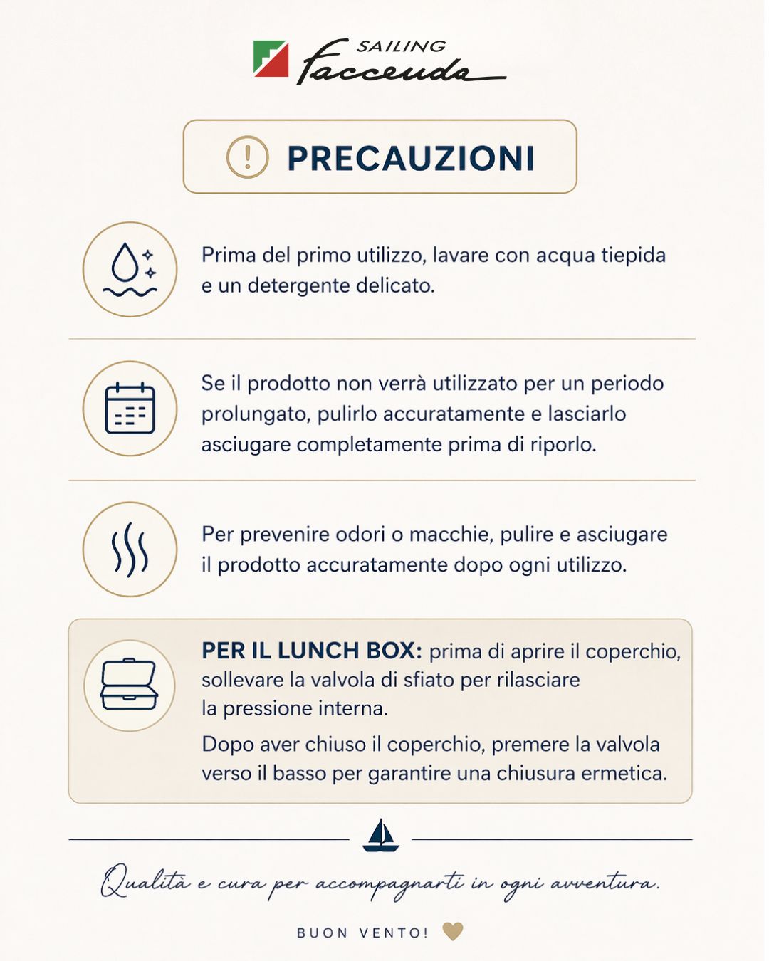 Istruzioni Lunch Box