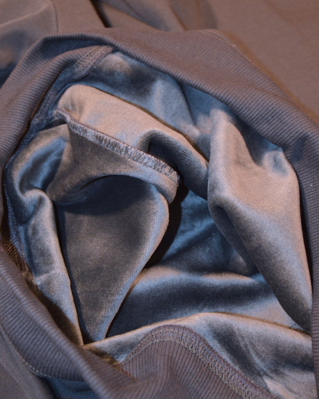 Felpa girocollo faccenda interno