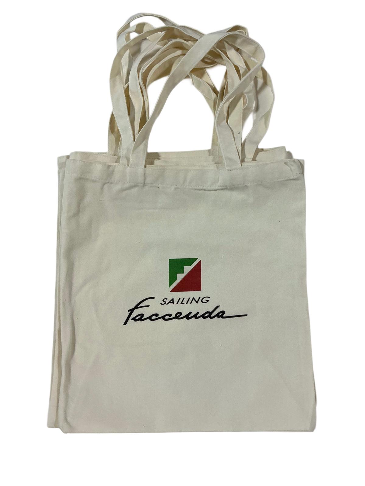 Shopper in tela logata